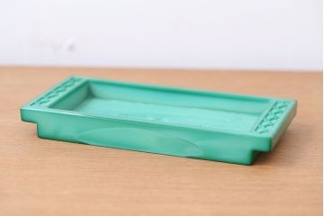 アンティーク雑貨　アンティーク　古いBRASIL MARU　ガラスプレート(ブラジル丸)