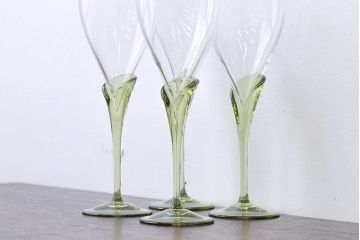 アンティーク雑貨　ローゼンタール・スタジオライン　ワイングラス4客セット(パピルス)(定価1客21000円)