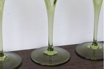 アンティーク雑貨　ローゼンタール・スタジオライン　ワイングラス4客セット(パピルス)(定価1客21000円)