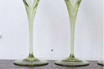 アンティーク雑貨　ローゼンタール・スタジオライン　ワイングラス4客セット(パピルス)(定価1客21000円)