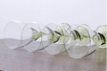 アンティーク雑貨　ローゼンタール・スタジオライン　ワイングラス4客セット(パピルス)(定価1客21000円)