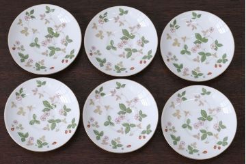 アンティーク雑貨　ウエッジウッド・ワイルドストロベリー　ティーセット(定価104760円)