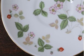 アンティーク雑貨　ウエッジウッド・ワイルドストロベリー　ティーセット(定価104760円)