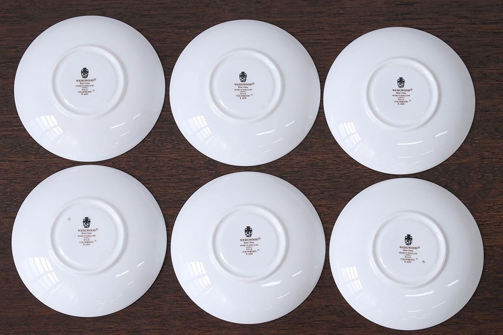 アンティーク雑貨　ウエッジウッド・ワイルドストロベリー　ティーセット(定価104760円)