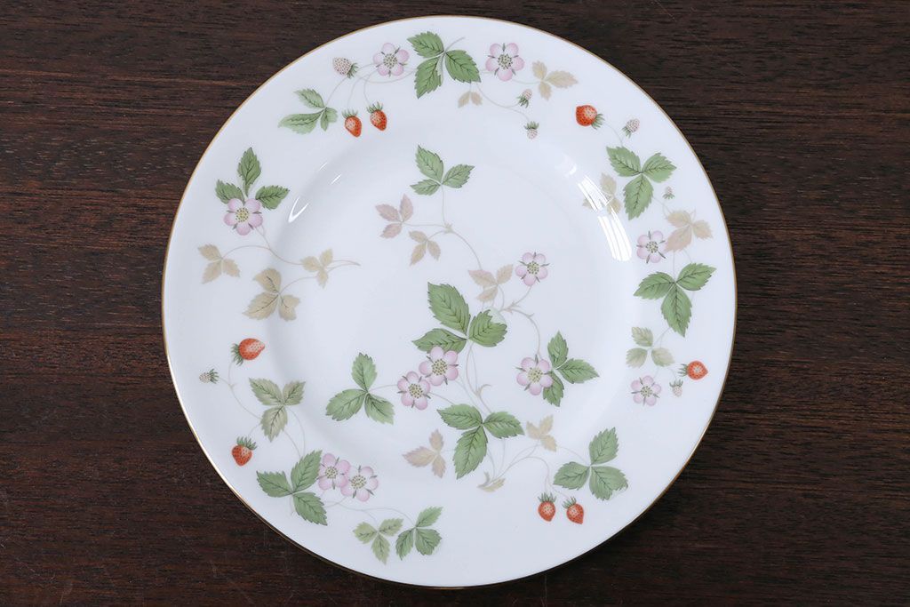 アンティーク雑貨　ウエッジウッド・ワイルドストロベリー　ティーセット(定価104760円)