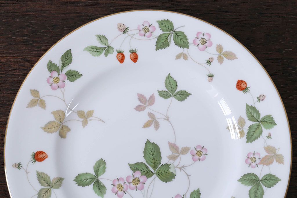 アンティーク雑貨　ウエッジウッド・ワイルドストロベリー　ティーセット(定価104760円)