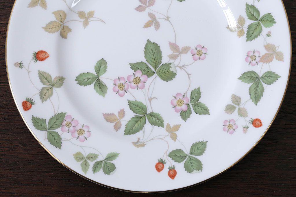 アンティーク雑貨　ウエッジウッド・ワイルドストロベリー　ティーセット(定価104760円)