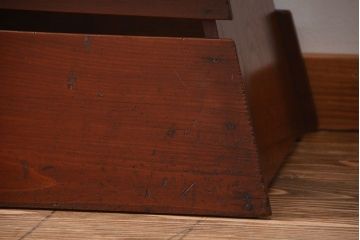 昭和レトロ　古い木の踏み台