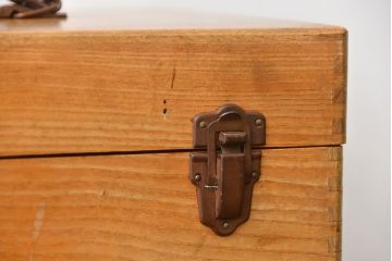 アンティーク雑貨　昭和レトロ　古い木製の薬箱