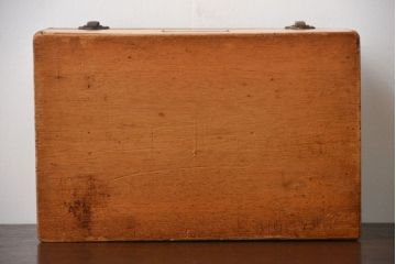 アンティーク雑貨　昭和レトロ　古い木製の薬箱
