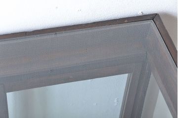 アンティーク家具　大正ロマン　お洒落な縦型5面ガラスケース