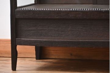 アンティーク家具　大正ロマン　お洒落な縦型5面ガラスケース