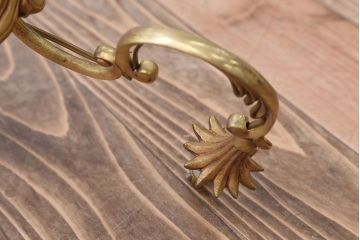 フランスアンティーク　造形が美しいキャンドル型ライトのシャンデリア