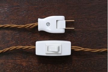 アンティーク雑貨　フランスアンティーク　クリスタルテーブルランプ(1)