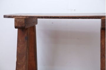 アンティーク家具　アンティーク　古い木のスツール(踏み台)