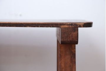 アンティーク家具　アンティーク　古い木のスツール(踏み台)
