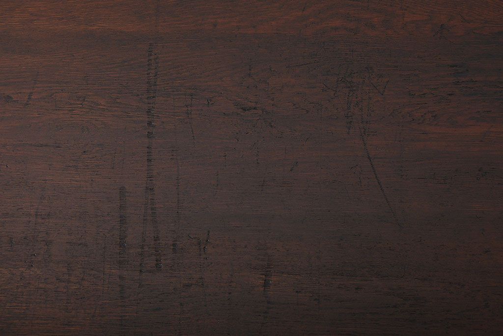 レトロ家具　アンティーク　古い木製のレトロな片袖机