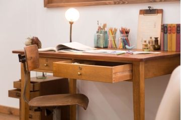 ヴィンテージ家具　イギリスビンテージ　おしゃれな回転椅子(1)