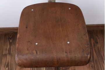 ヴィンテージ家具　イギリスビンテージ　おしゃれな回転椅子(1)