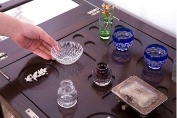 アンティーク雑貨　イギリスアンティーク　おしゃれなショーケース