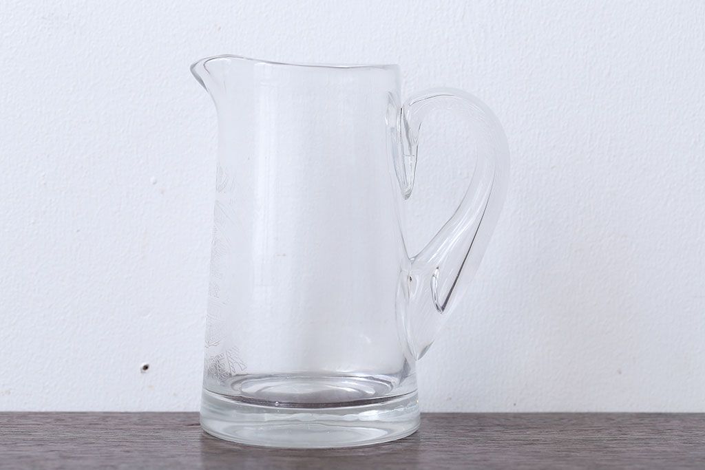 アンティーク雑貨　アンティーク　戦前・古いキリンビールジョッキ(ガラス)