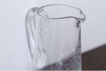 アンティーク雑貨　アンティーク　戦前・古いキリンビールジョッキ(ガラス)