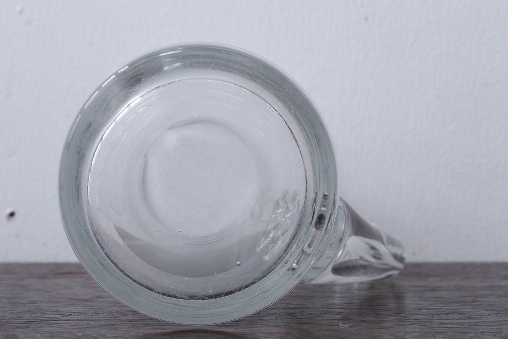 アンティーク雑貨　アンティーク　戦前・古いキリンビールジョッキ(ガラス)