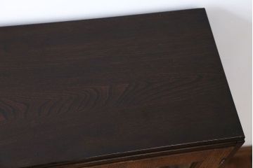 レトロ家具　昭和レトロ　引き出し2杯付き!古い木製の本箱