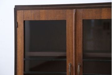 レトロ家具　昭和レトロ　引き出し2杯付き!古い木製の本箱