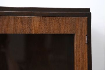 レトロ家具　昭和レトロ　引き出し2杯付き!古い木製の本箱