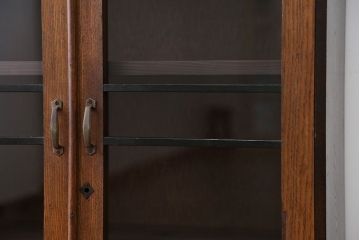 レトロ家具　昭和レトロ　引き出し2杯付き!古い木製の本箱