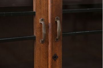 レトロ家具　昭和レトロ　引き出し2杯付き!古い木製の本箱