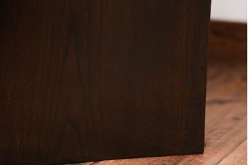 レトロ家具　昭和レトロ　引き出し2杯付き!古い木製の本箱