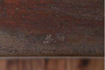ヴィンテージ家具　イギリスビンテージ　収納籠付き!おしゃれな鉄脚ベンチ(1)