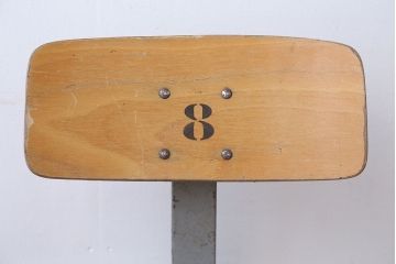 ヴィンテージ家具　イギリスビンテージ　おしゃれな回転椅子(2)