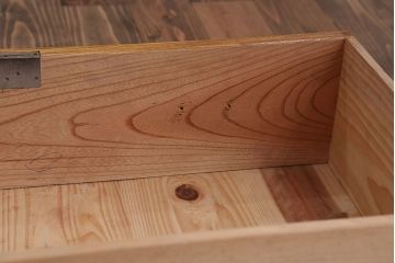 アンティーク家具　アンティーク　古い木製の2杯チェスト(引き出し・ローボード)