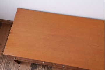 ヴィンテージ家具　北欧ビンテージ　両開き引き出し付きセンターテーブル