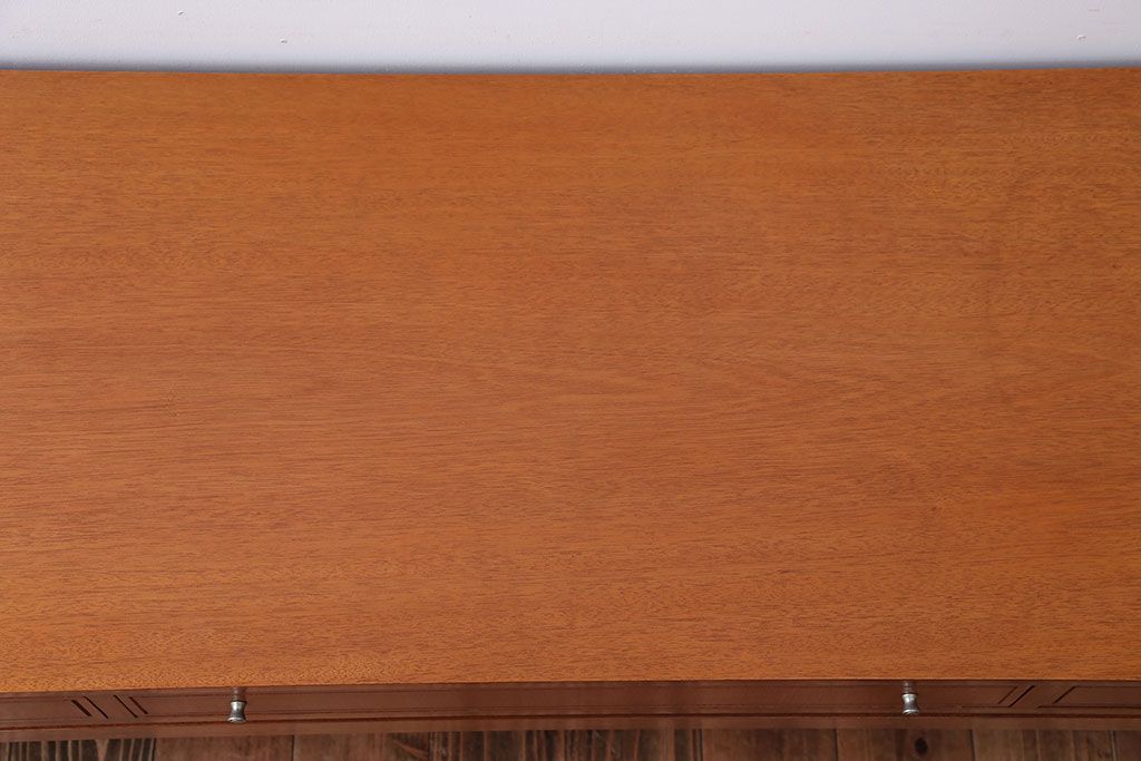 ヴィンテージ家具　北欧ビンテージ　両開き引き出し付きセンターテーブル