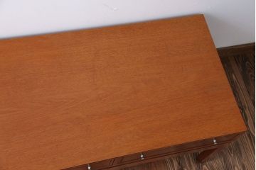 ヴィンテージ家具　北欧ビンテージ　両開き引き出し付きセンターテーブル