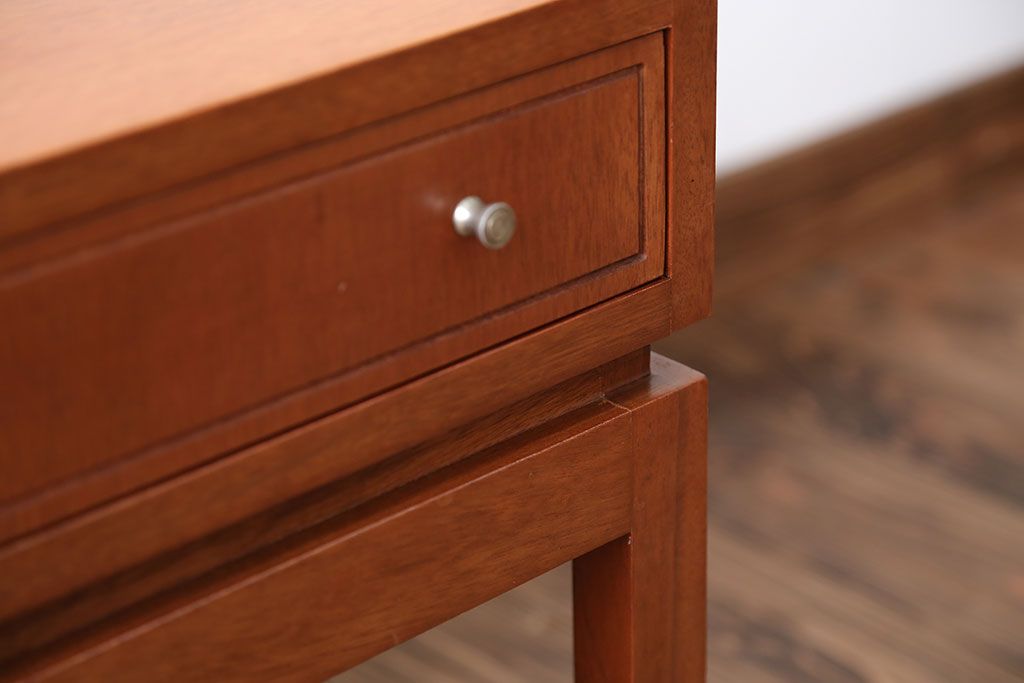 ヴィンテージ家具　北欧ビンテージ　両開き引き出し付きセンターテーブル