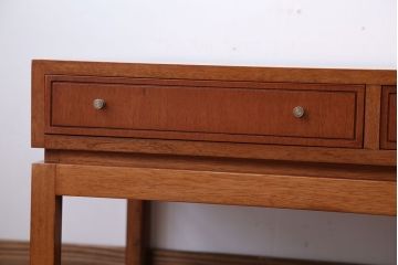 ヴィンテージ家具　北欧ビンテージ　両開き引き出し付きセンターテーブル