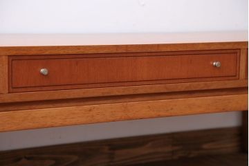 ヴィンテージ家具　北欧ビンテージ　両開き引き出し付きセンターテーブル