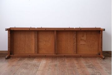 ヴィンテージ家具　北欧ビンテージ　両開き引き出し付きセンターテーブル