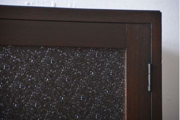 レトロ家具　昭和レトロ　作業台付き古い木製のキッチンキャビネット