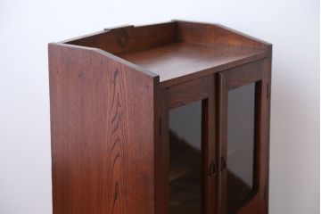 アンティーク家具　和製アンティーク　とても小さな古い木製の本箱