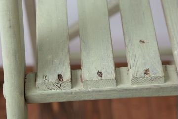 アンティーク雑貨　イギリスアンティーク　おしゃれなペイントステップラダー