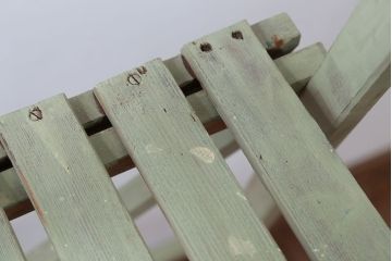 アンティーク雑貨　イギリスアンティーク　おしゃれなペイントステップラダー