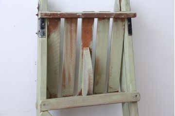 アンティーク雑貨　イギリスアンティーク　おしゃれなペイントステップラダー