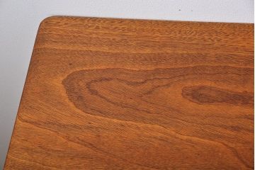 アンティーク家具　【イギリスアンティーク・ダイニングテーブル】　古い木製のシンプルなダイニングテーブル(デスク)