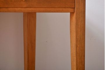 アンティーク家具　【イギリスアンティーク・ダイニングテーブル】　古い木製のシンプルなダイニングテーブル(デスク)